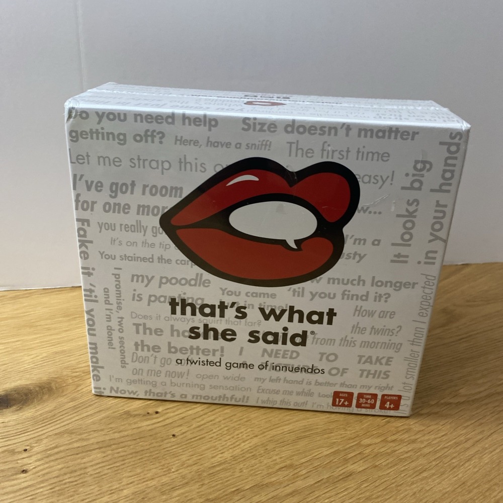 That's What She Said - Base Game - Hilariously Twisted Party Game - Ages 17+